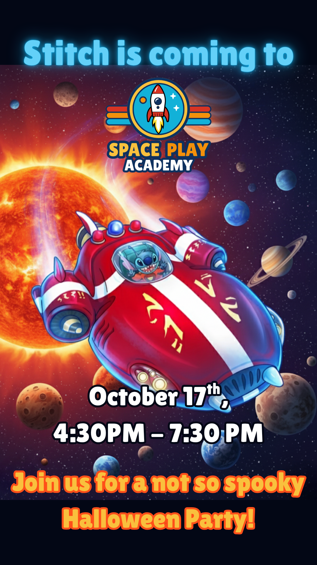 Halloween Party at Space Play Academy!