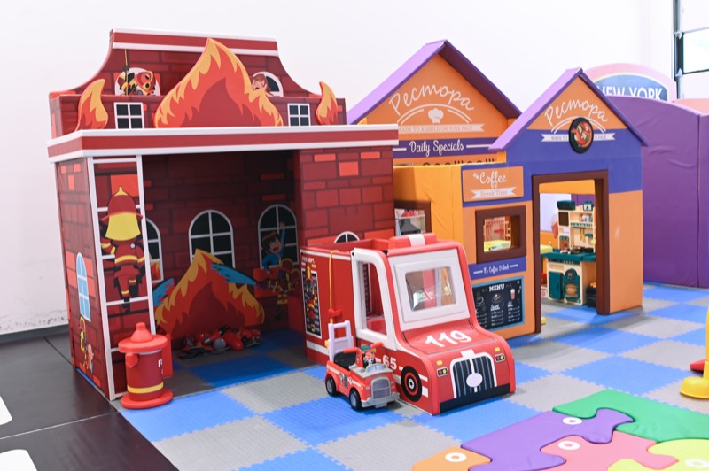 The fire station play house